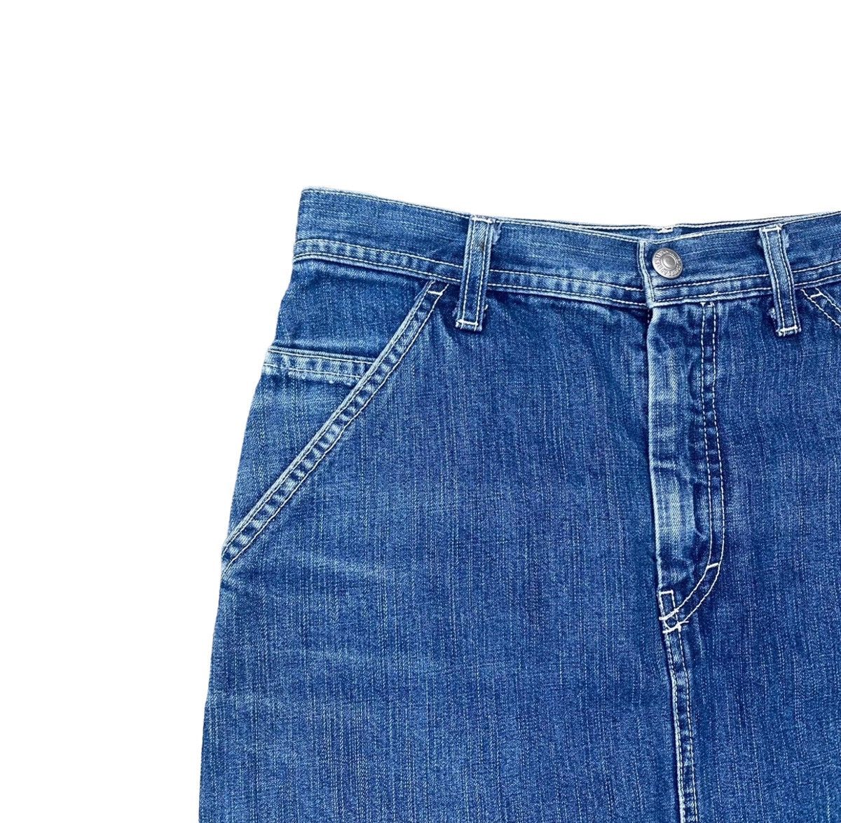 United Colors Of Benetton Carpenter Denim Skirt Size 27" / US 4 / IT 40 - 6 Thumbnail