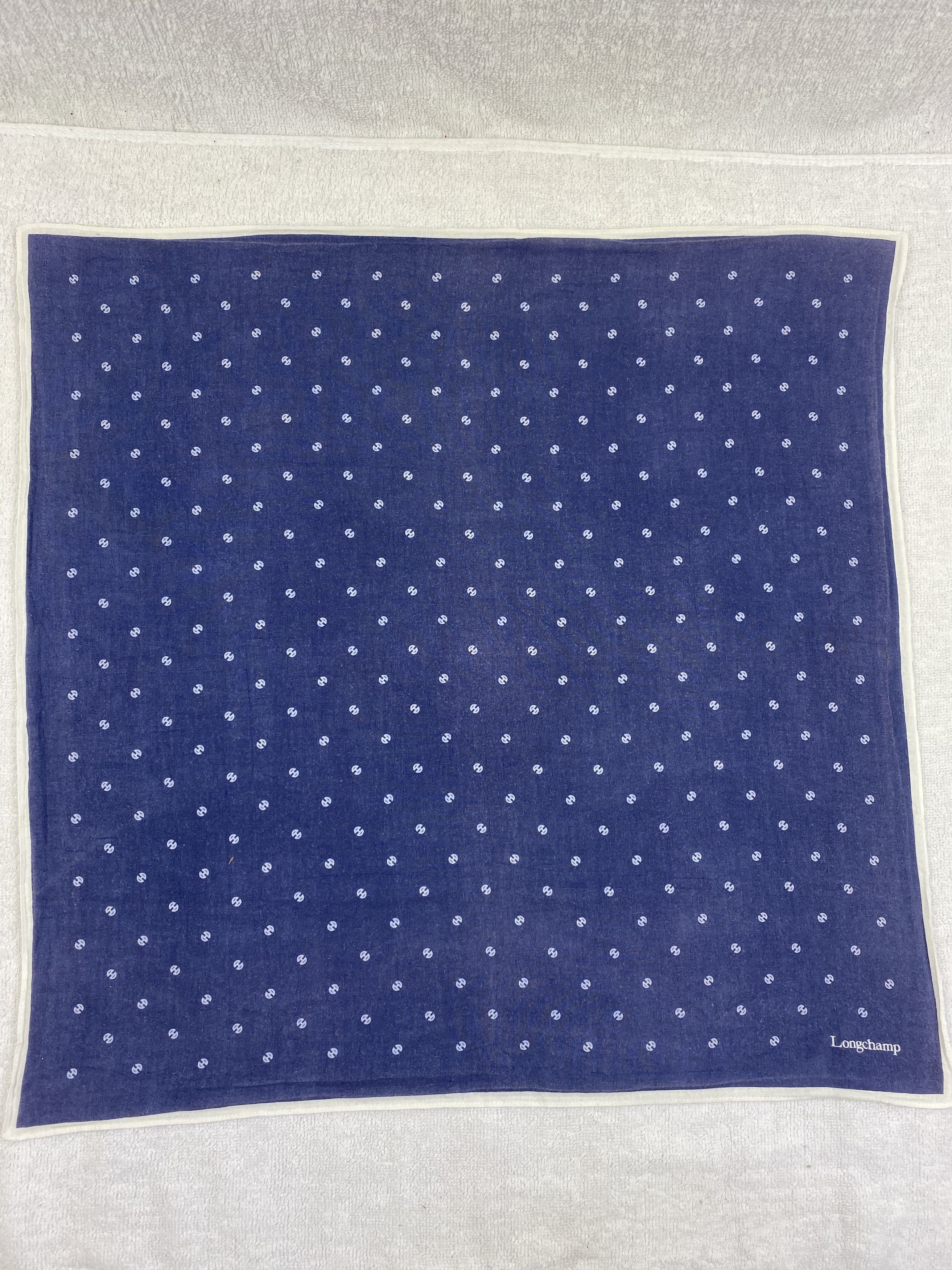 Longchamp × Vintage Longchamp Handkerchief / Bandana / Neckerchief Size ONE SIZE - 2 Thumbnail