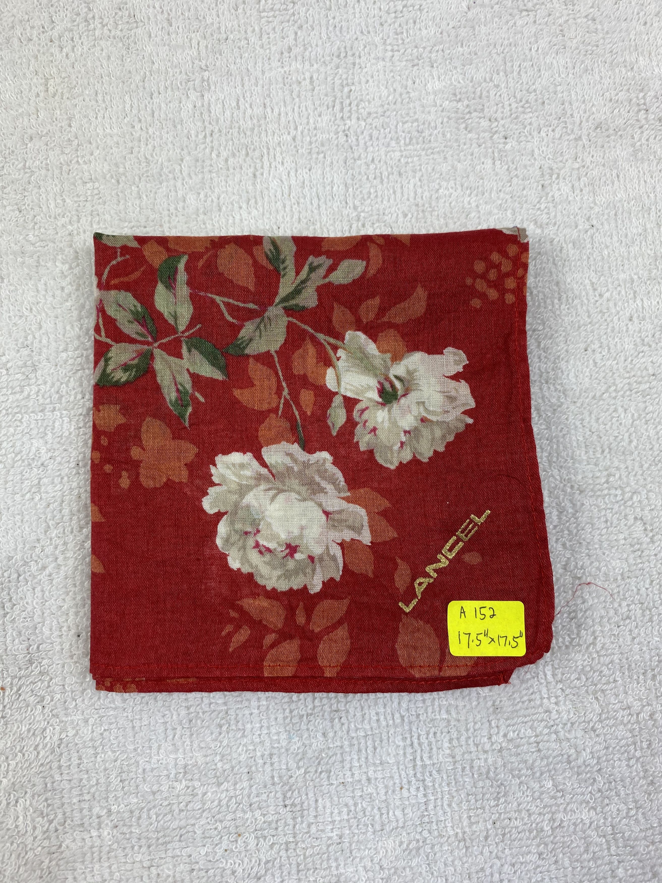 Lancel × Vintage Lancel Floral Handkerchief / Bandana / Neckerchief Size ONE SIZE - 6 Thumbnail