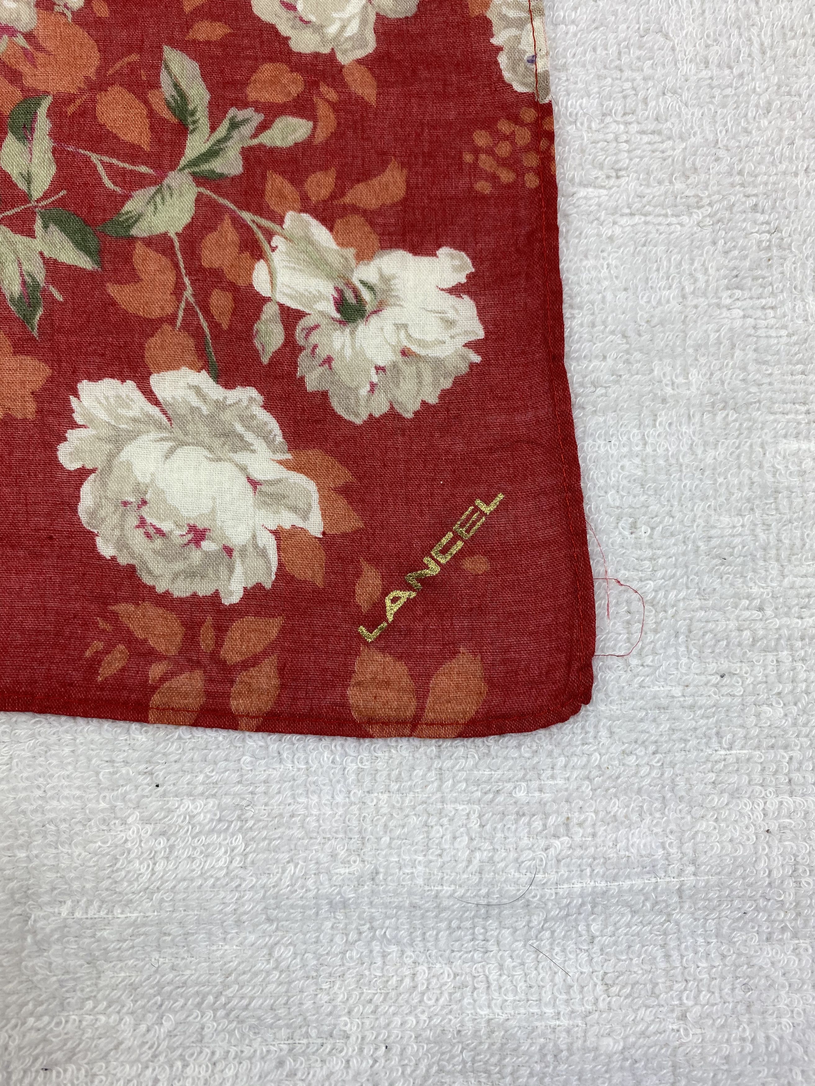 Lancel × Vintage Lancel Floral Handkerchief / Bandana / Neckerchief Size ONE SIZE - 5 Thumbnail