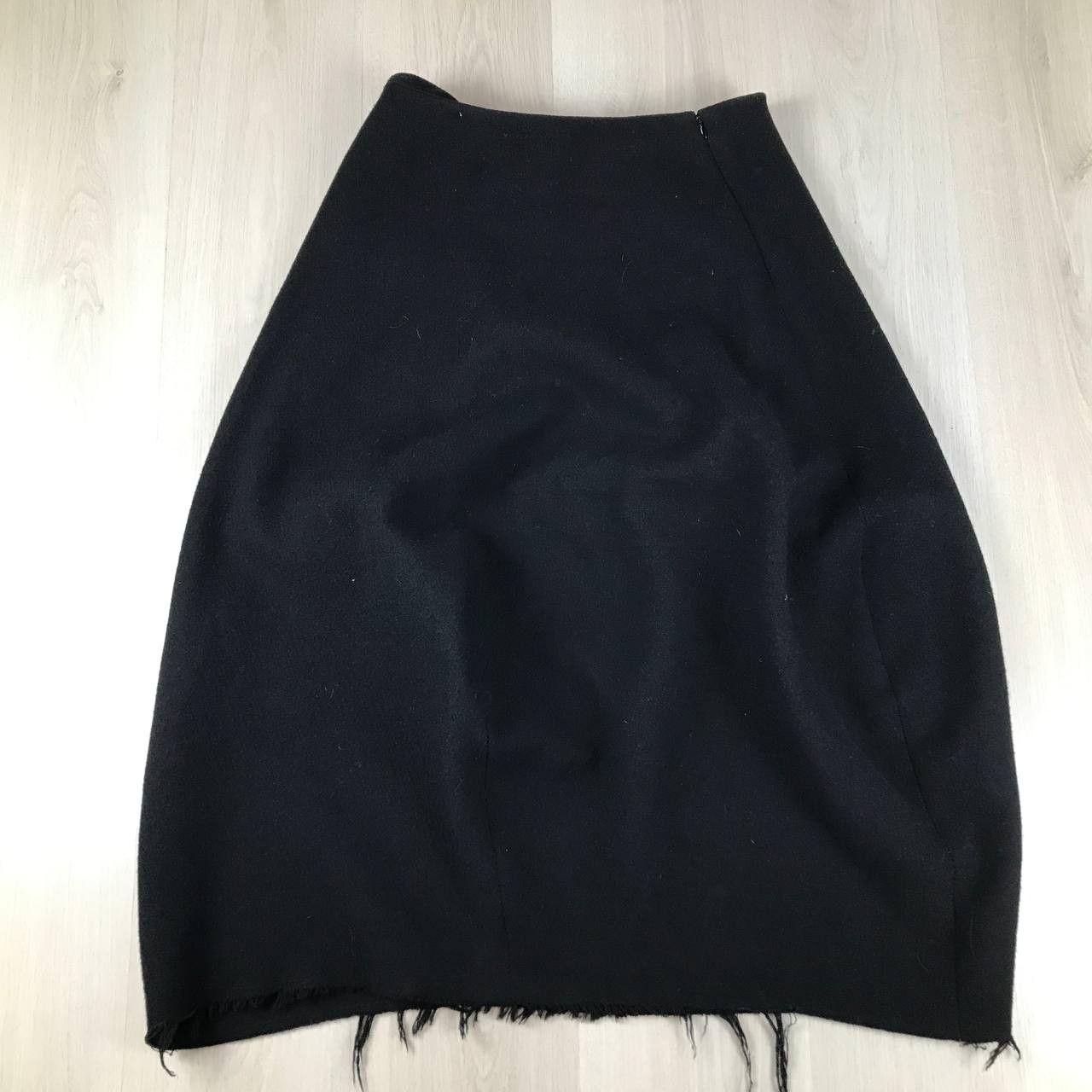 image of Avant Garde Black Maxi Skirt, Women's (Size 28)