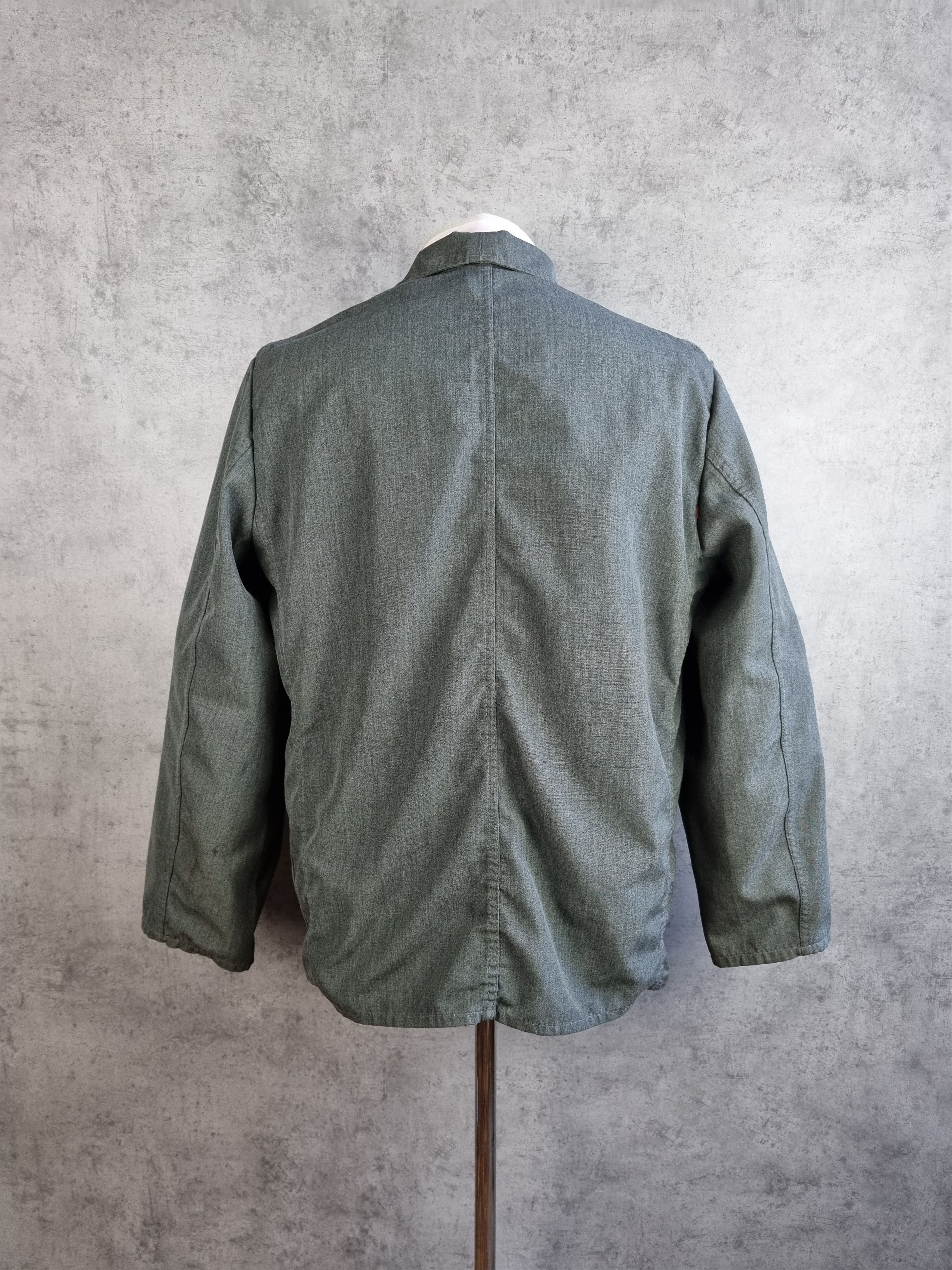 Le Laboureur × Vetra × Vintage Rare 70s Worker German collared button jacket Size US L / EU 52-54 / 3 - 8 Thumbnail