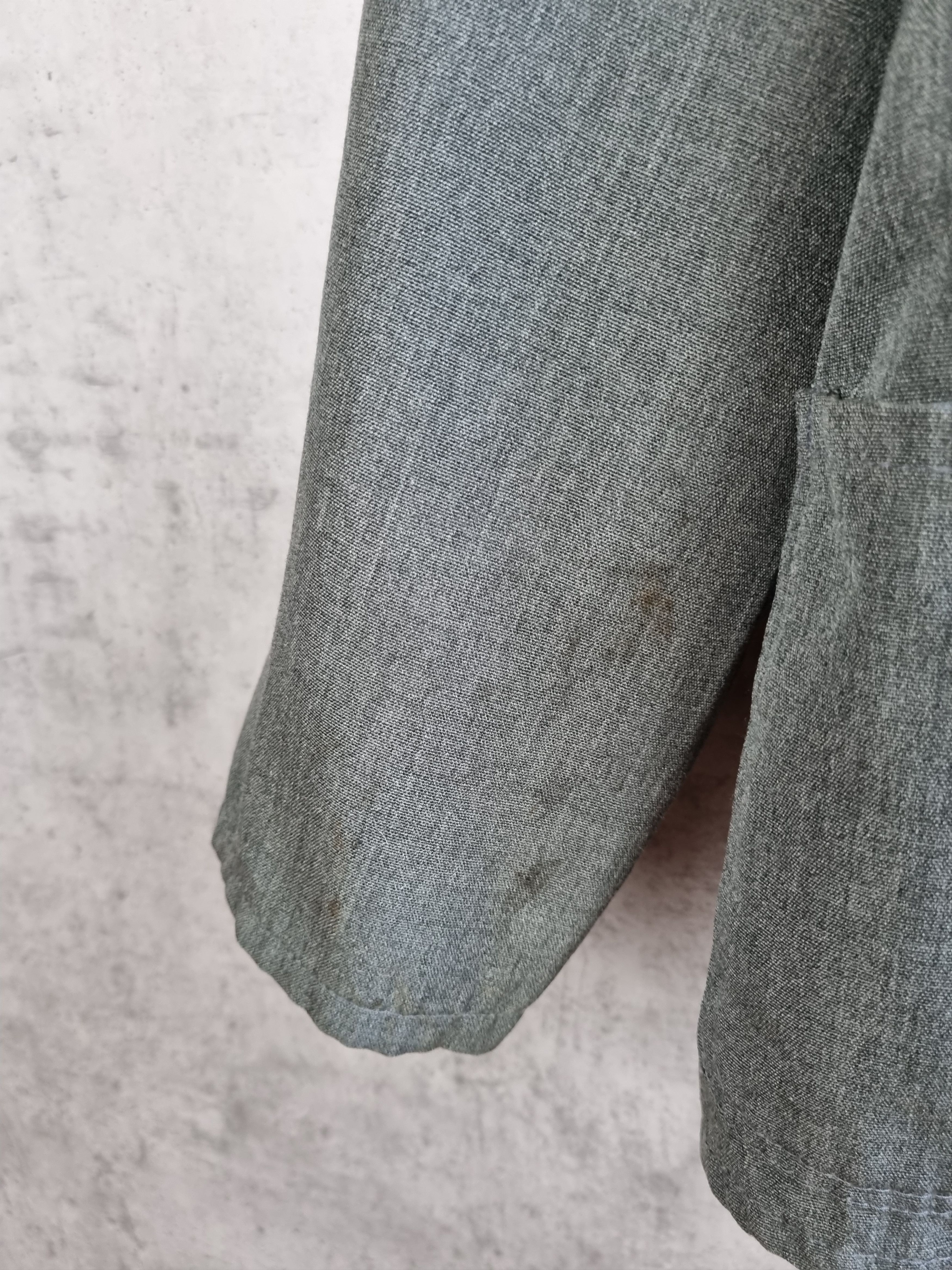 Le Laboureur × Vetra × Vintage Rare 70s Worker German collared button jacket Size US L / EU 52-54 / 3 - 12 Thumbnail