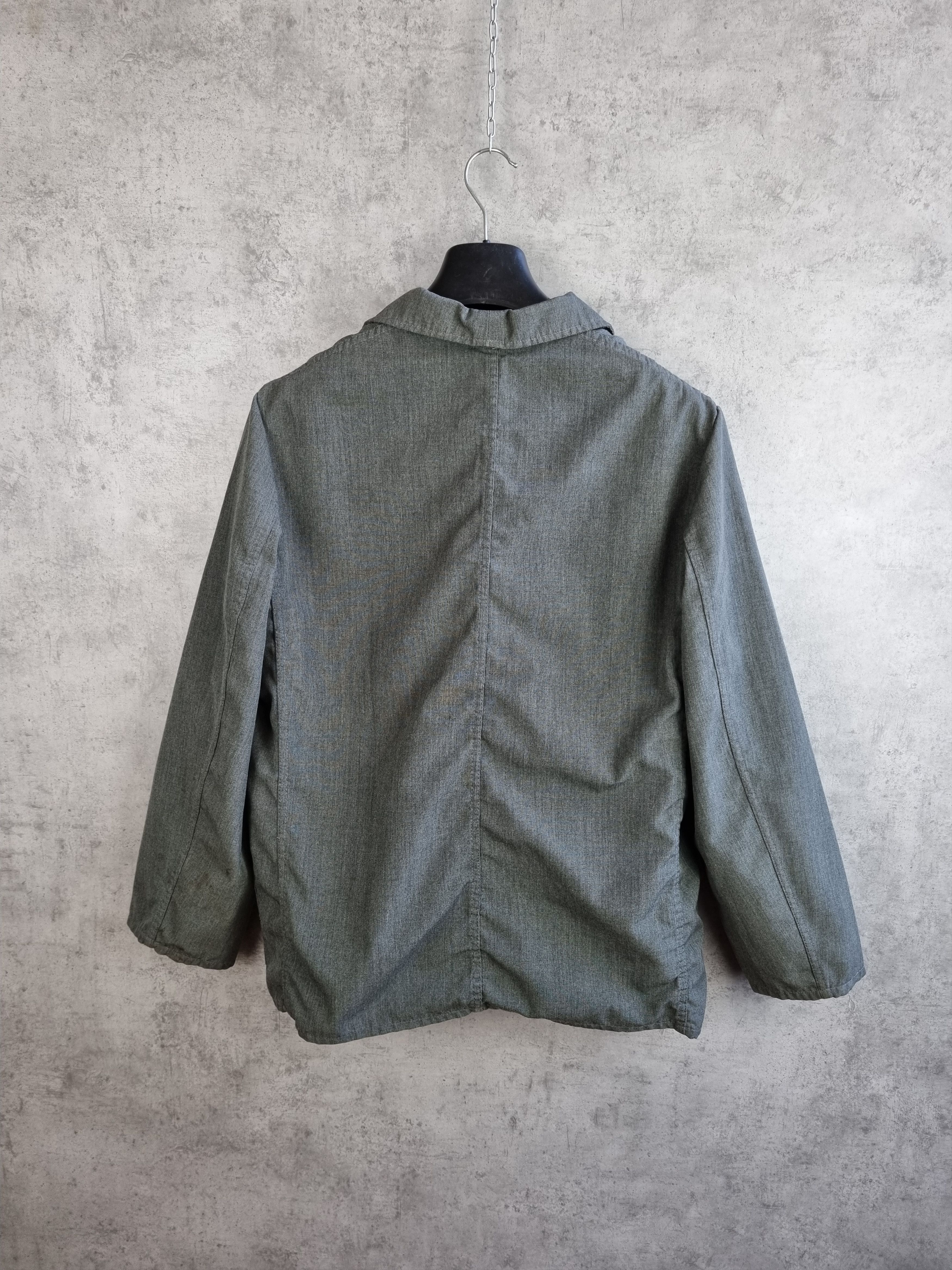 Le Laboureur × Vetra × Vintage Rare 70s Worker German collared button jacket Size US L / EU 52-54 / 3 - 7 Thumbnail