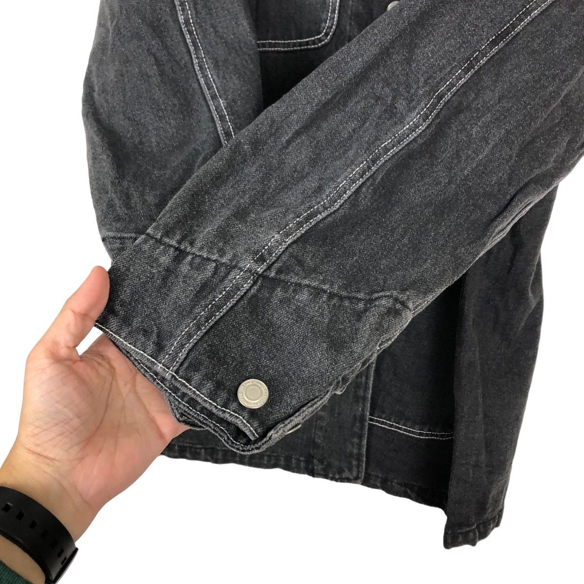Japanese Brand VINTAGE UPSTART HIKORY CHORE JACKET ISSEY MIYAKE JAPAN Size US L / EU 52-54 / 3 - 11 Thumbnail