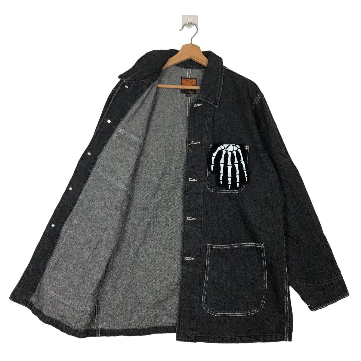 Japanese Brand VINTAGE UPSTART HIKORY CHORE JACKET ISSEY MIYAKE JAPAN Size US L / EU 52-54 / 3 - 8 Thumbnail