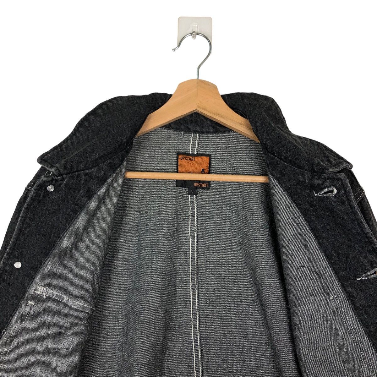 Japanese Brand VINTAGE UPSTART HIKORY CHORE JACKET ISSEY MIYAKE JAPAN Size US L / EU 52-54 / 3 - 10 Thumbnail