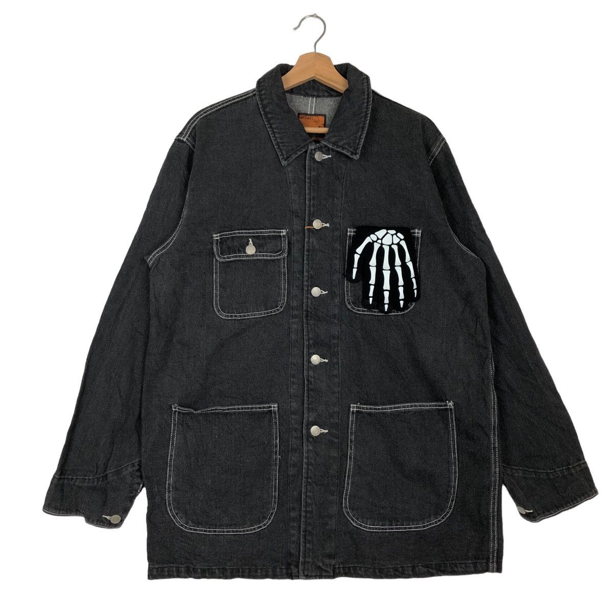 Japanese Brand VINTAGE UPSTART HIKORY CHORE JACKET ISSEY MIYAKE JAPAN Size US L / EU 52-54 / 3 - 1 Thumbnail