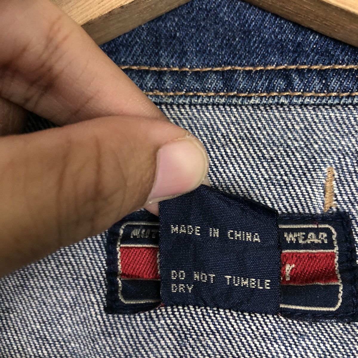 Japanese Brand VINTAGE CHORE DENIM JACKET ROLLER GEAR CANADA ISSEY MIYAKE Size US M / EU 48-50 / 2 - 13 Thumbnail