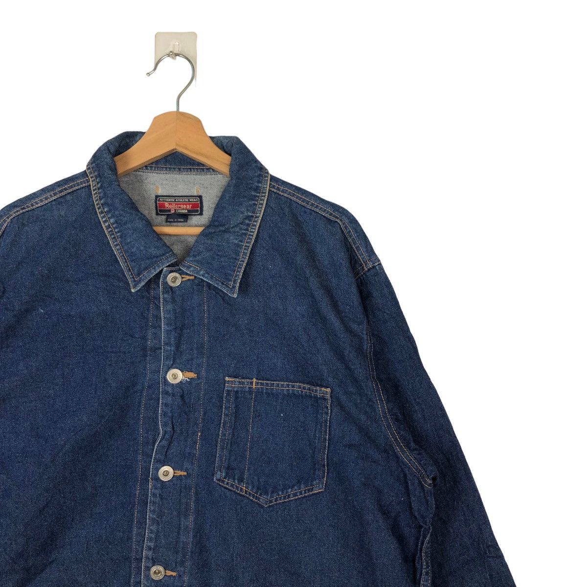 Japanese Brand VINTAGE CHORE DENIM JACKET ROLLER GEAR CANADA ISSEY MIYAKE Size US M / EU 48-50 / 2 - 5 Thumbnail