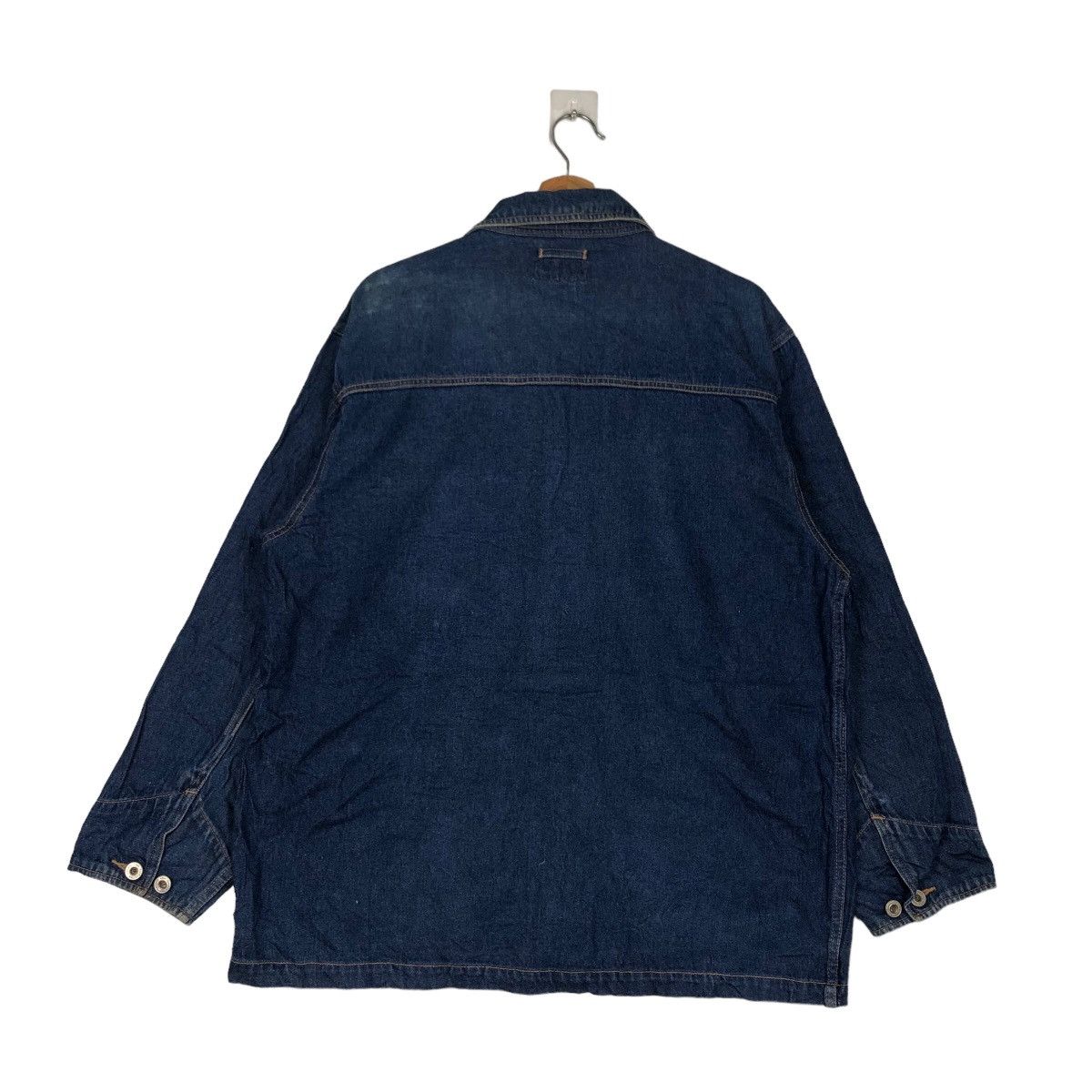 Japanese Brand VINTAGE CHORE DENIM JACKET ROLLER GEAR CANADA ISSEY MIYAKE Size US M / EU 48-50 / 2 - 7 Thumbnail