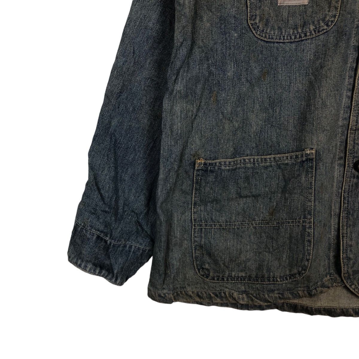 Japanese Brand VINTAGE HIKORY CHORE JACKET COLLINS ISSEY MIYAKE DESIGN Size US M / EU 48-50 / 2 - 3 Thumbnail
