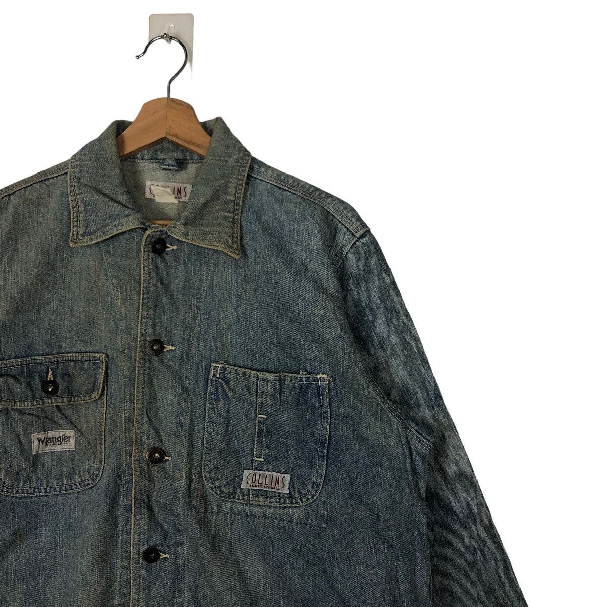 Japanese Brand VINTAGE HIKORY CHORE JACKET COLLINS ISSEY MIYAKE DESIGN Size US M / EU 48-50 / 2 - 5 Thumbnail
