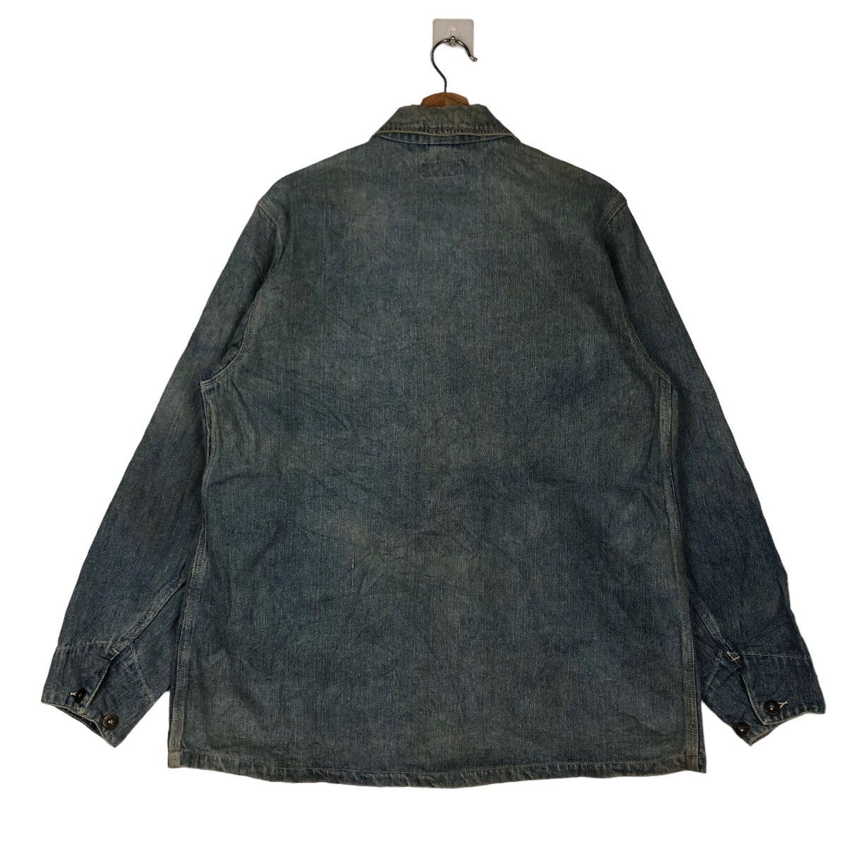 Japanese Brand VINTAGE HIKORY CHORE JACKET COLLINS ISSEY MIYAKE DESIGN Size US M / EU 48-50 / 2 - 7 Thumbnail