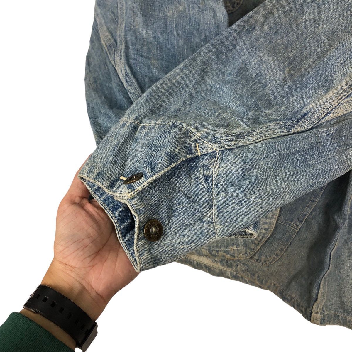 Japanese Brand VINTAGE HIKORY CHORE JACKET COLLINS ISSEY MIYAKE DESIGN Size US M / EU 48-50 / 2 - 11 Thumbnail
