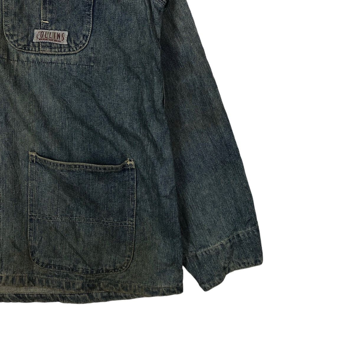 Japanese Brand VINTAGE HIKORY CHORE JACKET COLLINS ISSEY MIYAKE DESIGN Size US M / EU 48-50 / 2 - 4 Thumbnail