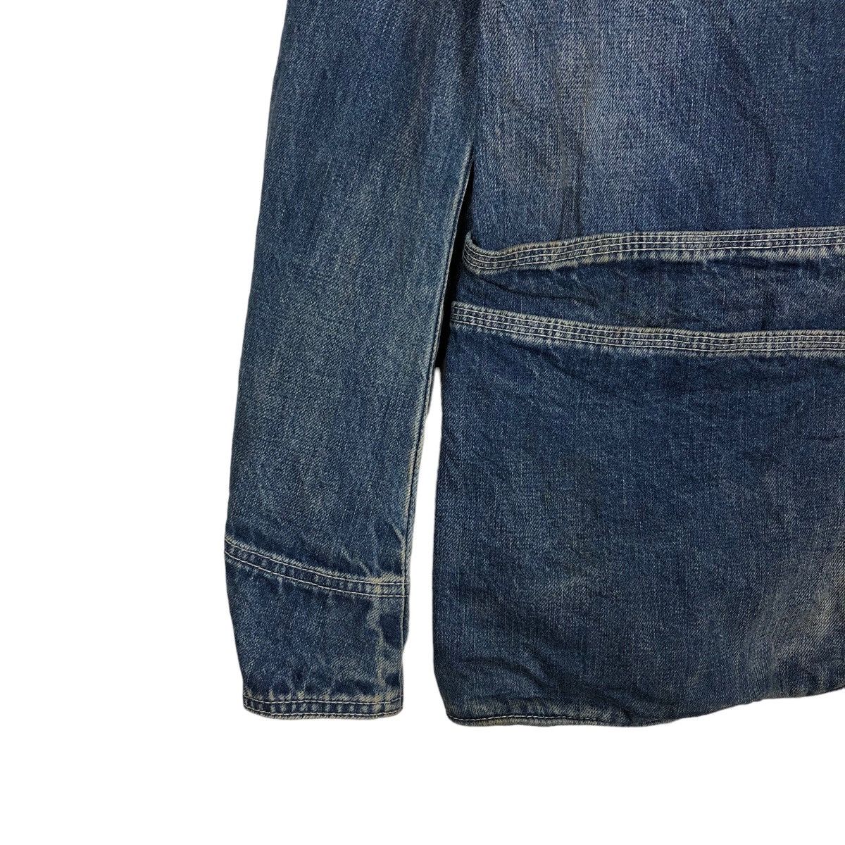 Japanese Brand VINTAGE CHORE DENIM WORK JACKET BEN DAVIS Size US L / EU 52-54 / 3 - 3 Thumbnail