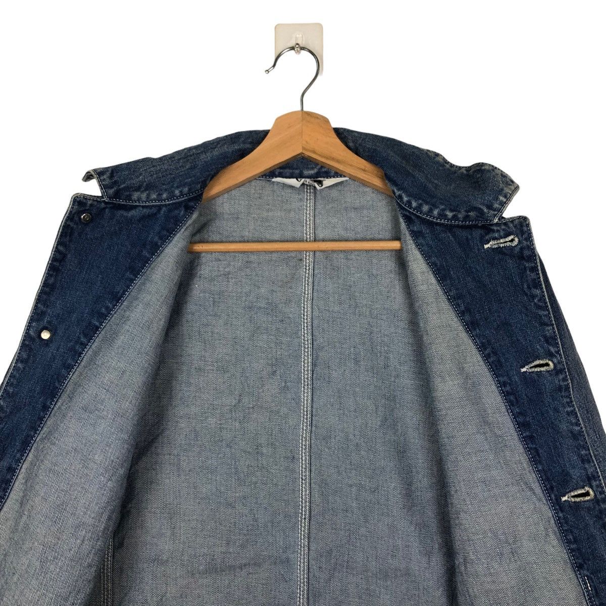Japanese Brand VINTAGE CHORE DENIM WORK JACKET BEN DAVIS Size US L / EU 52-54 / 3 - 10 Thumbnail