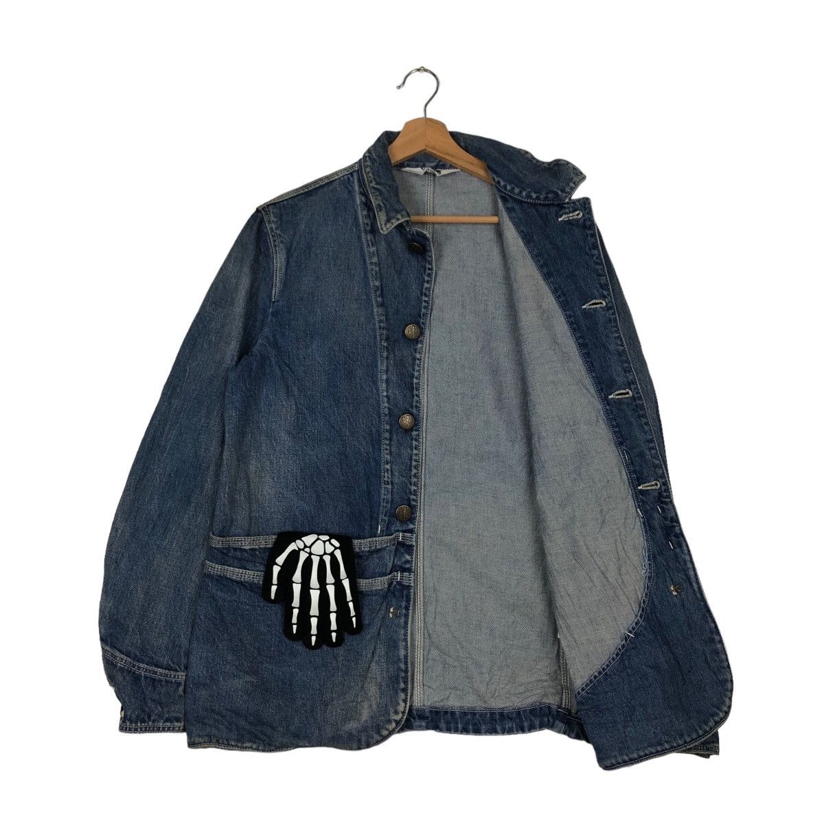 Japanese Brand VINTAGE CHORE DENIM WORK JACKET BEN DAVIS Size US L / EU 52-54 / 3 - 8 Thumbnail