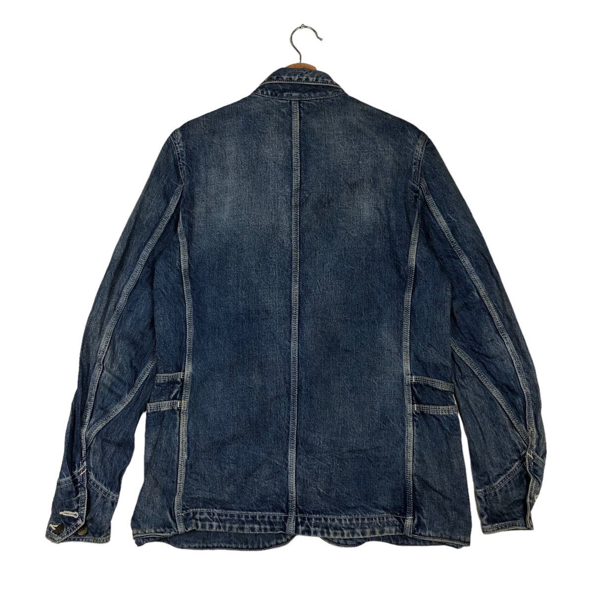 Japanese Brand VINTAGE CHORE DENIM WORK JACKET BEN DAVIS Size US L / EU 52-54 / 3 - 7 Thumbnail