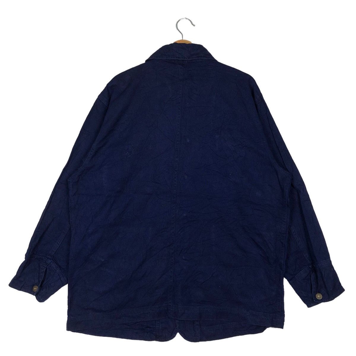 Japanese Brand VINTAGE CHORE DENIM WORK JACKET PRACT STUDIO 45RPM JAPAN Size US L / EU 52-54 / 3 - 7 Thumbnail