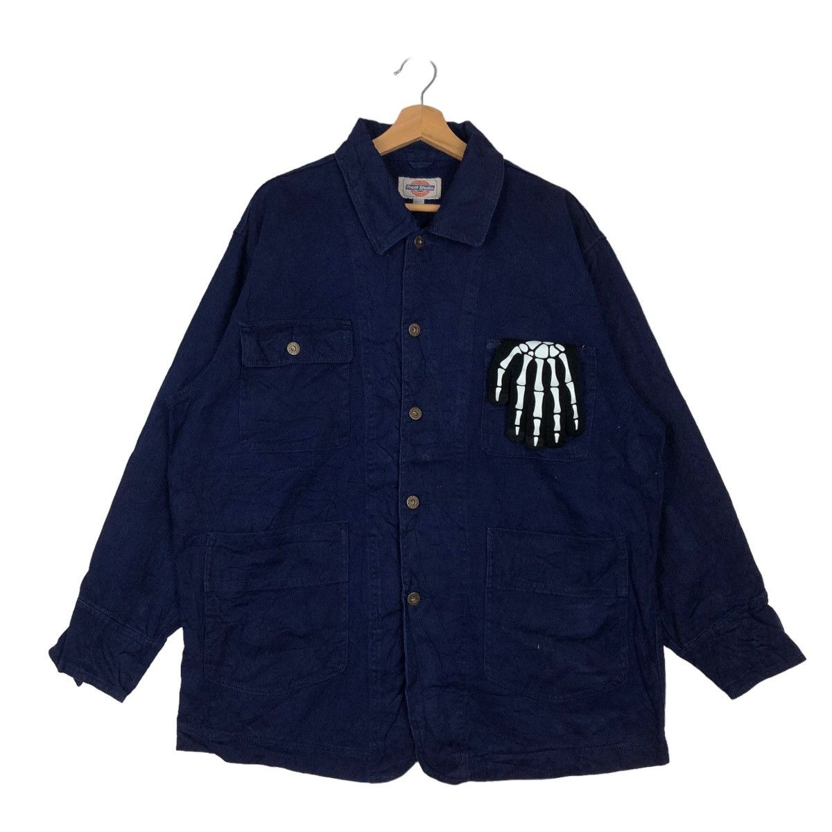 VINTAGE CHORE DENIM WORK JACKET PRACT STUDIO 45RPM JAPAN