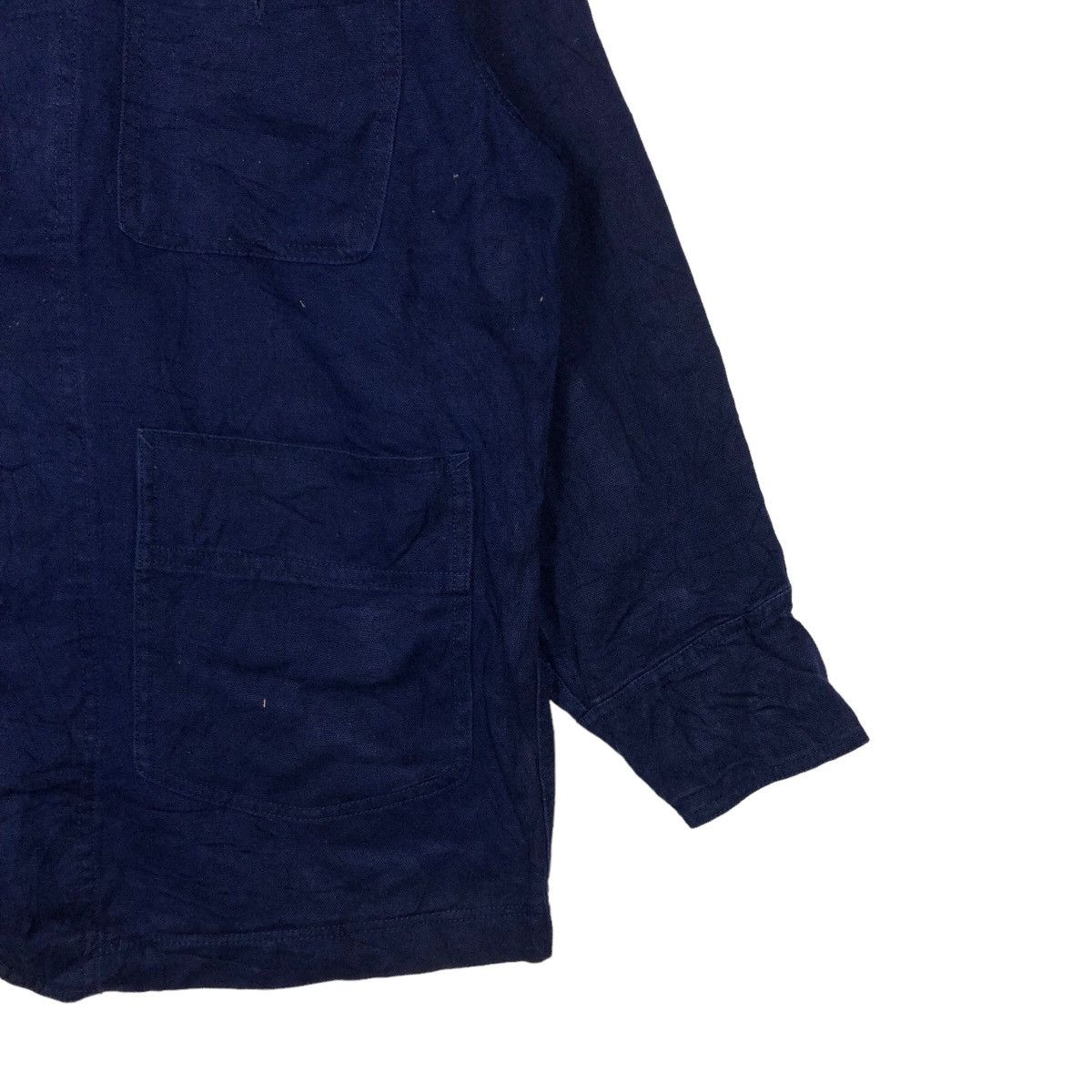 Japanese Brand VINTAGE CHORE DENIM WORK JACKET PRACT STUDIO 45RPM JAPAN Size US L / EU 52-54 / 3 - 4 Thumbnail
