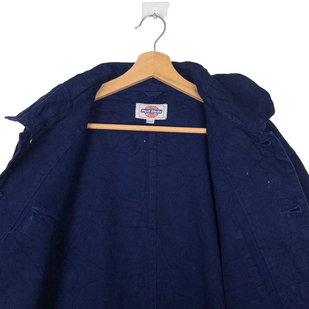 Japanese Brand VINTAGE CHORE DENIM WORK JACKET PRACT STUDIO 45RPM JAPAN Size US L / EU 52-54 / 3 - 10 Thumbnail