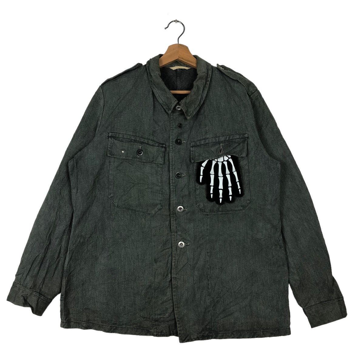 Issey Miyake VINTAGE HIKORY CHORE DENIM JACKET INSPIRED KAPITAL JAPAN Size US M / EU 48-50 / 2 - 1 Thumbnail
