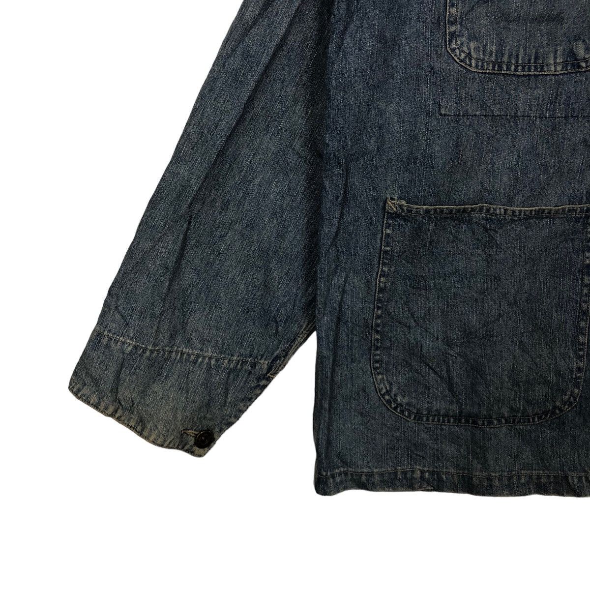 Issey Miyake VINTAGE HIKORY CHORE JACKET MACHOPE ISSEY MIYAKE Size US L / EU 52-54 / 3 - 3 Thumbnail