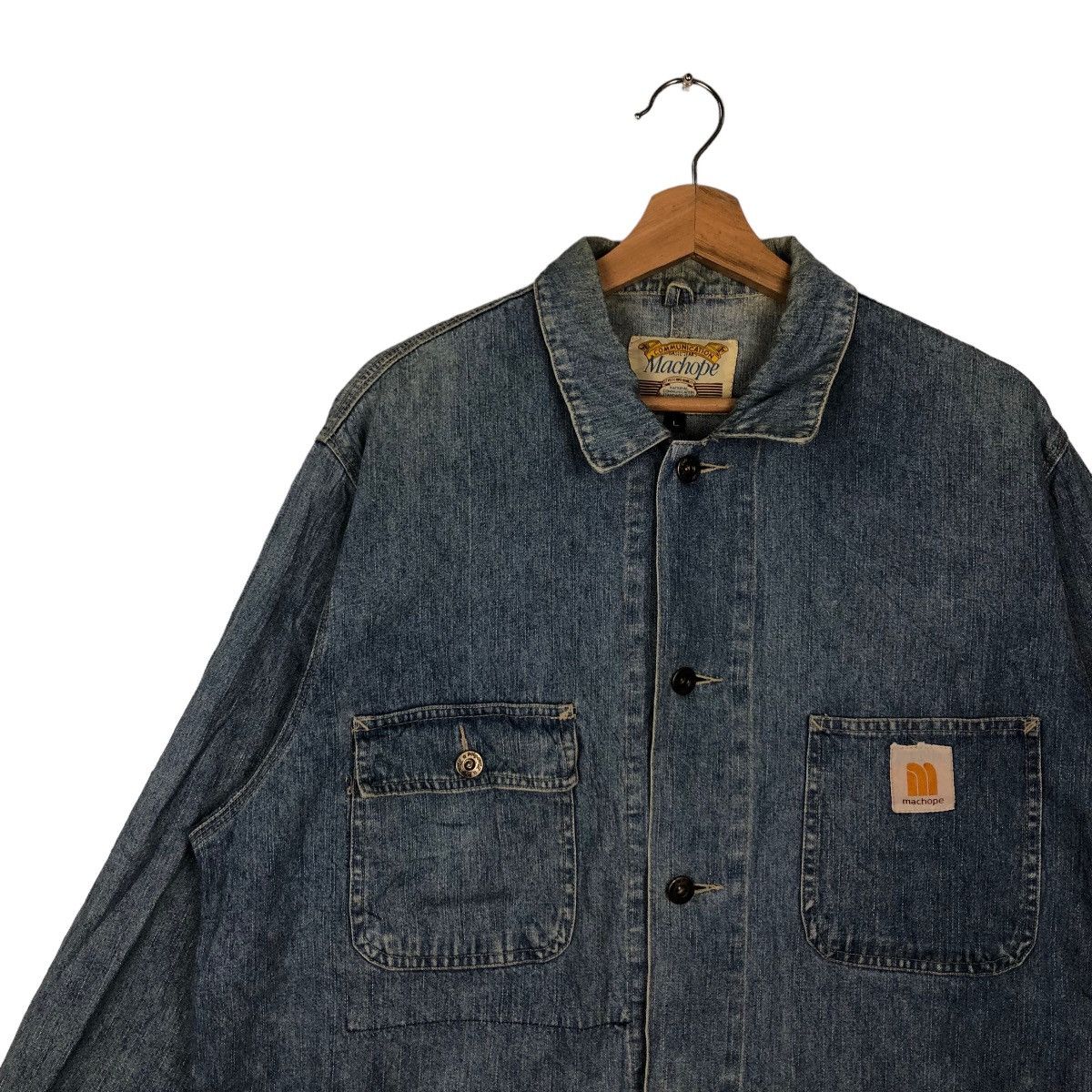 Issey Miyake VINTAGE HIKORY CHORE JACKET MACHOPE ISSEY MIYAKE Size US L / EU 52-54 / 3 - 6 Thumbnail