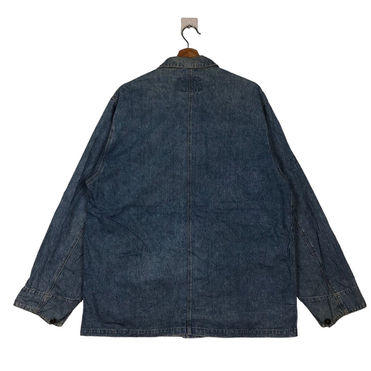 Issey Miyake VINTAGE HIKORY CHORE JACKET MACHOPE ISSEY MIYAKE Size US L / EU 52-54 / 3 - 7 Thumbnail