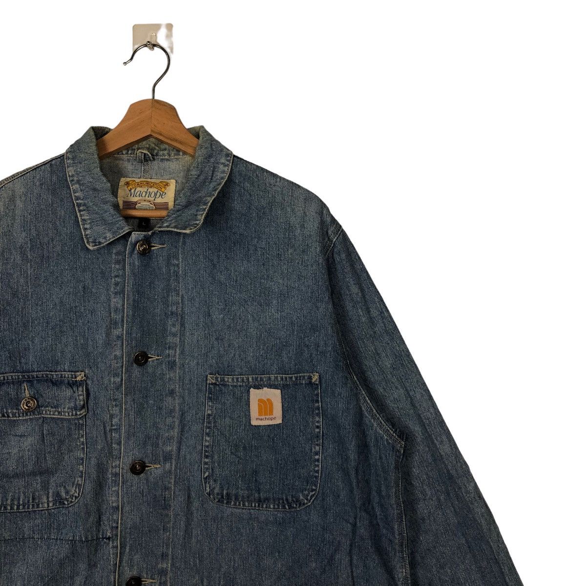 Issey Miyake VINTAGE HIKORY CHORE JACKET MACHOPE ISSEY MIYAKE Size US L / EU 52-54 / 3 - 5 Thumbnail