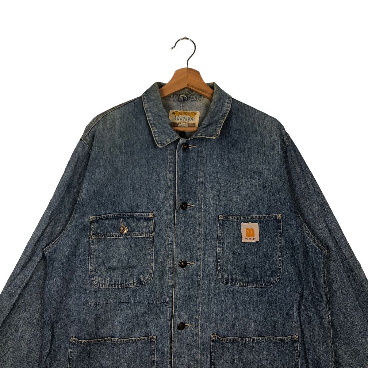Issey Miyake VINTAGE HIKORY CHORE JACKET MACHOPE ISSEY MIYAKE Size US L / EU 52-54 / 3 - 2 Thumbnail