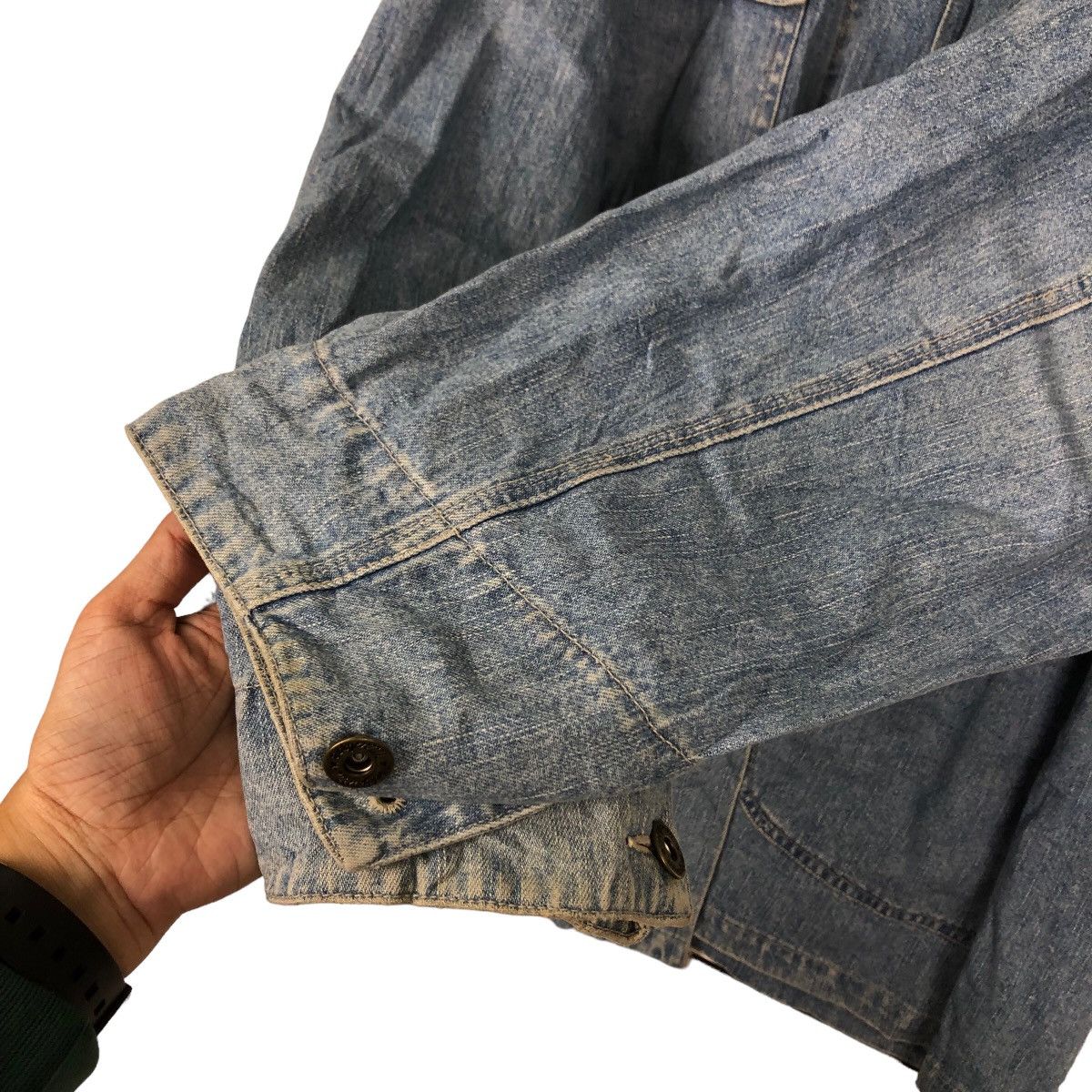 Issey Miyake VINTAGE HIKORY CHORE JACKET MACHOPE ISSEY MIYAKE Size US L / EU 52-54 / 3 - 11 Thumbnail