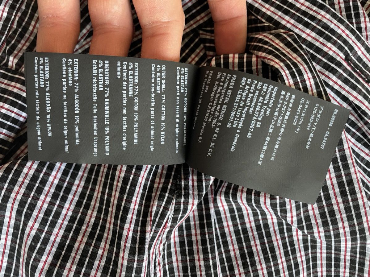 Prada Prada check shirt Size US XL / EU 56 / 4 - 9 Thumbnail