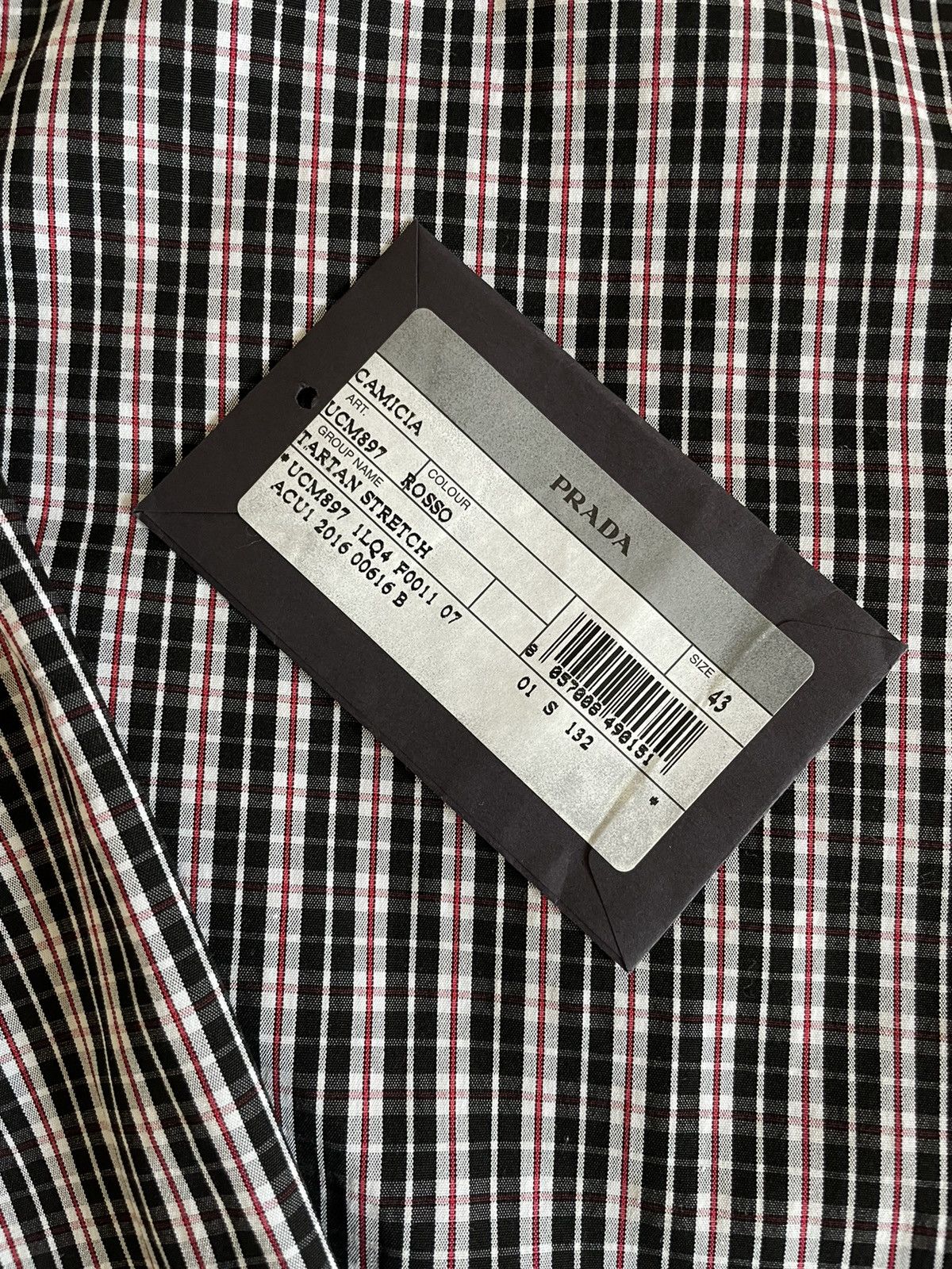 Prada Prada check shirt Size US XL / EU 56 / 4 - 5 Thumbnail