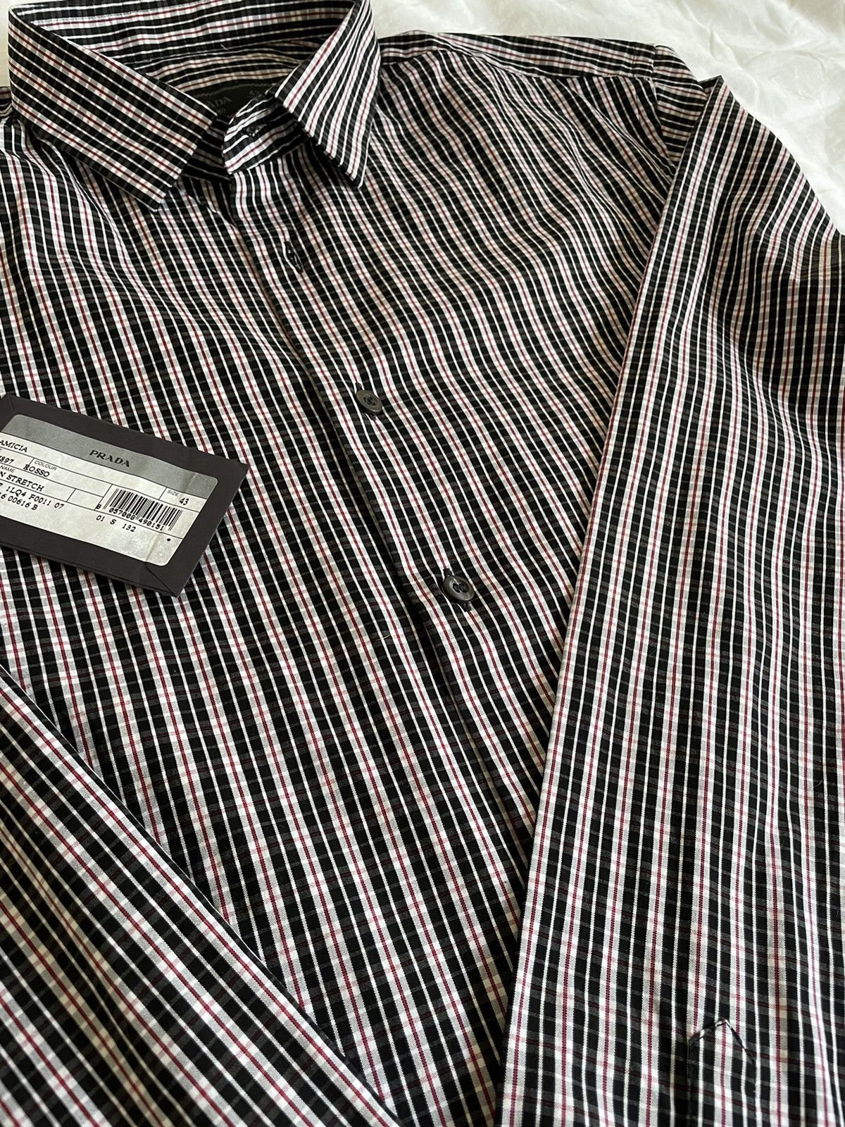 Prada Prada check shirt Size US XL / EU 56 / 4 - 2 Thumbnail