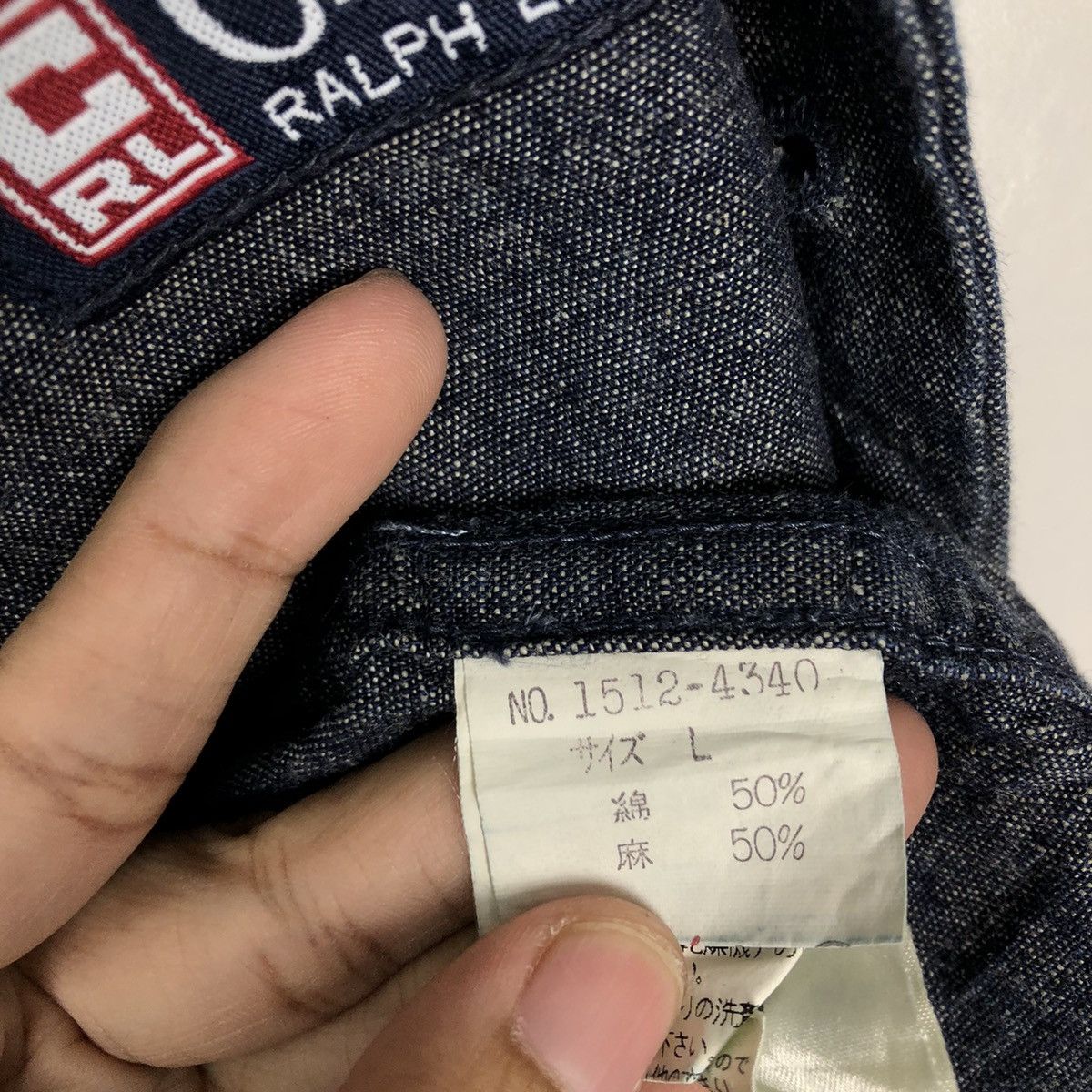 Chaps Ralph Lauren VINTAGE HIKORY CHORE DENIM WORK JACKET CHAPS RALPH LAUREN Size US L / EU 52-54 / 3 - 13 Thumbnail