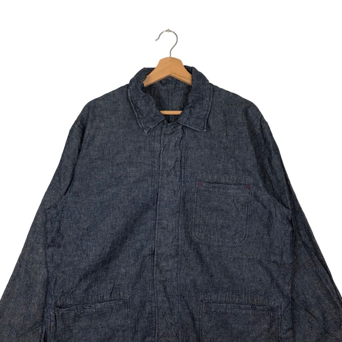 Chaps Ralph Lauren VINTAGE HIKORY CHORE DENIM WORK JACKET CHAPS RALPH LAUREN Size US L / EU 52-54 / 3 - 2 Thumbnail