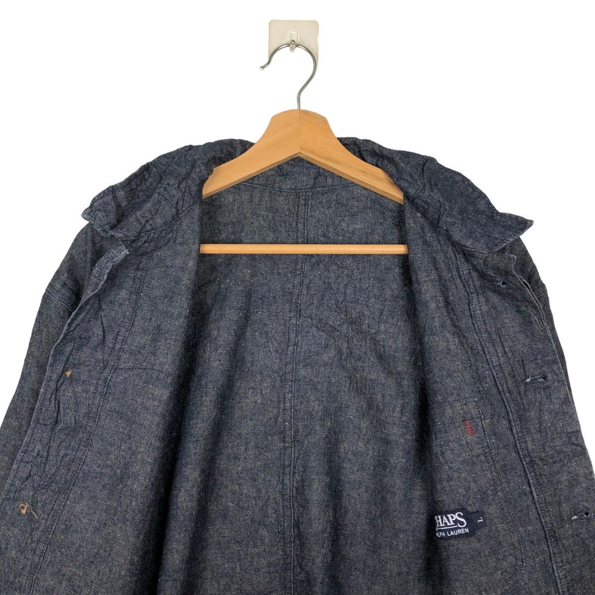 Chaps Ralph Lauren VINTAGE HIKORY CHORE DENIM WORK JACKET CHAPS RALPH LAUREN Size US L / EU 52-54 / 3 - 10 Thumbnail