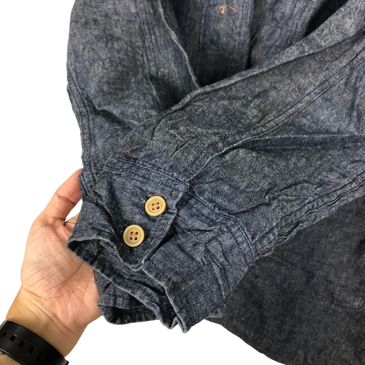 Chaps Ralph Lauren VINTAGE HIKORY CHORE DENIM WORK JACKET CHAPS RALPH LAUREN Size US L / EU 52-54 / 3 - 11 Thumbnail