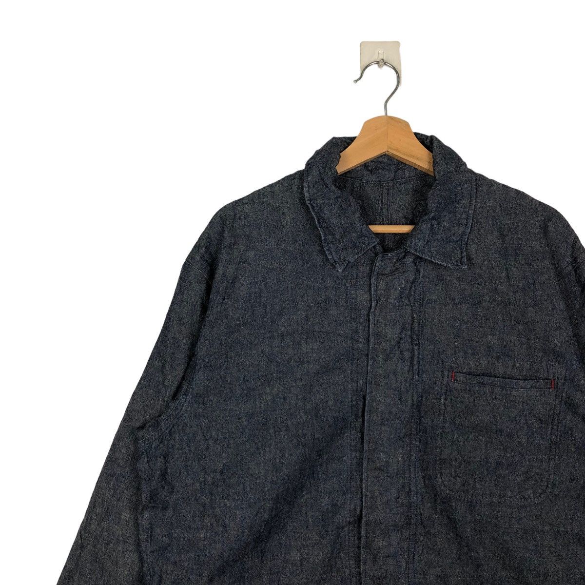 Chaps Ralph Lauren VINTAGE HIKORY CHORE DENIM WORK JACKET CHAPS RALPH LAUREN Size US L / EU 52-54 / 3 - 6 Thumbnail