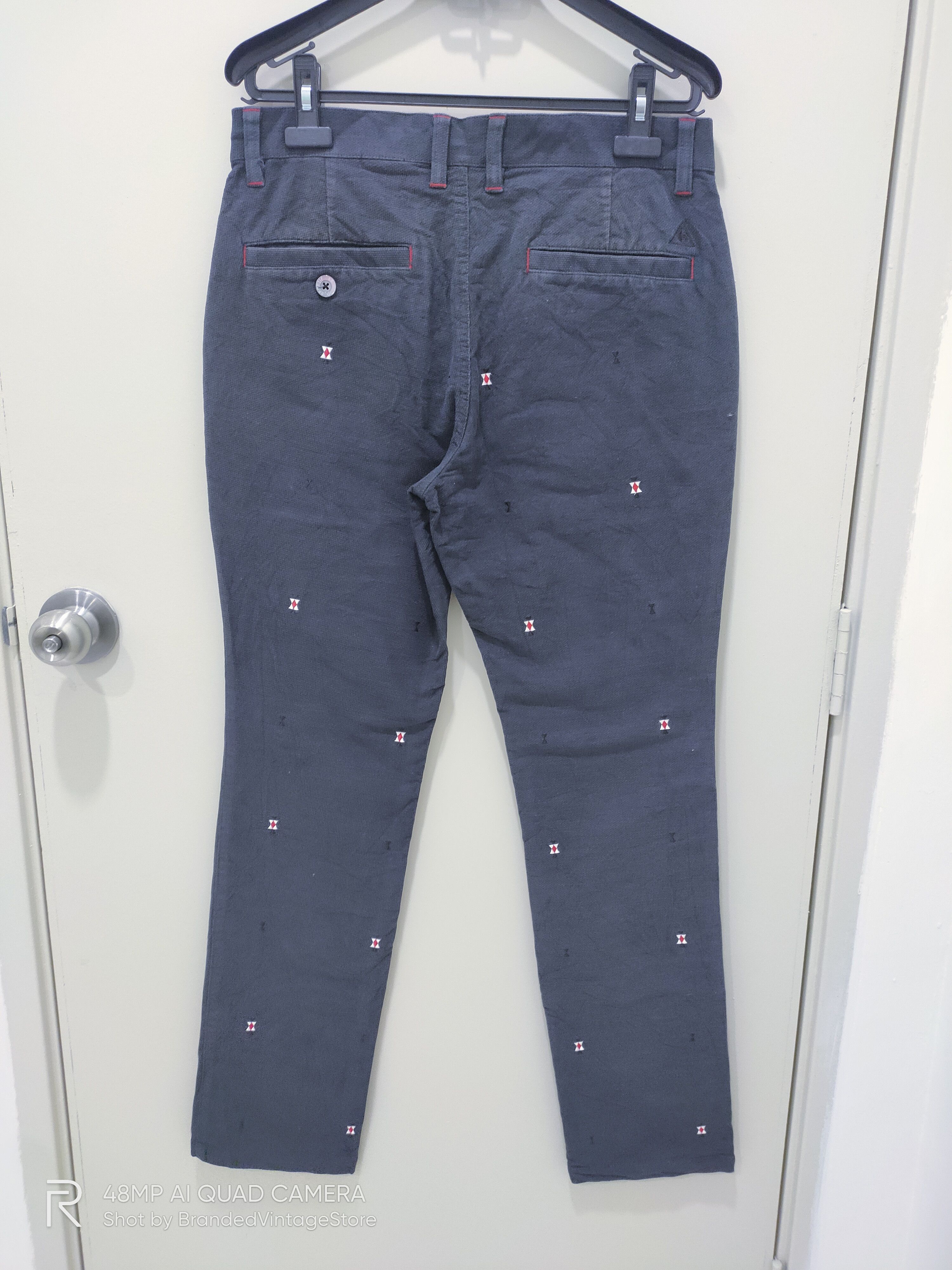 Descente × Le Coq Sportif LE COQ SPORTIF DESCENTE Embroidered Monogram Slimfit Pant Size 32" / US 10 / IT 46 - 2 Thumbnail