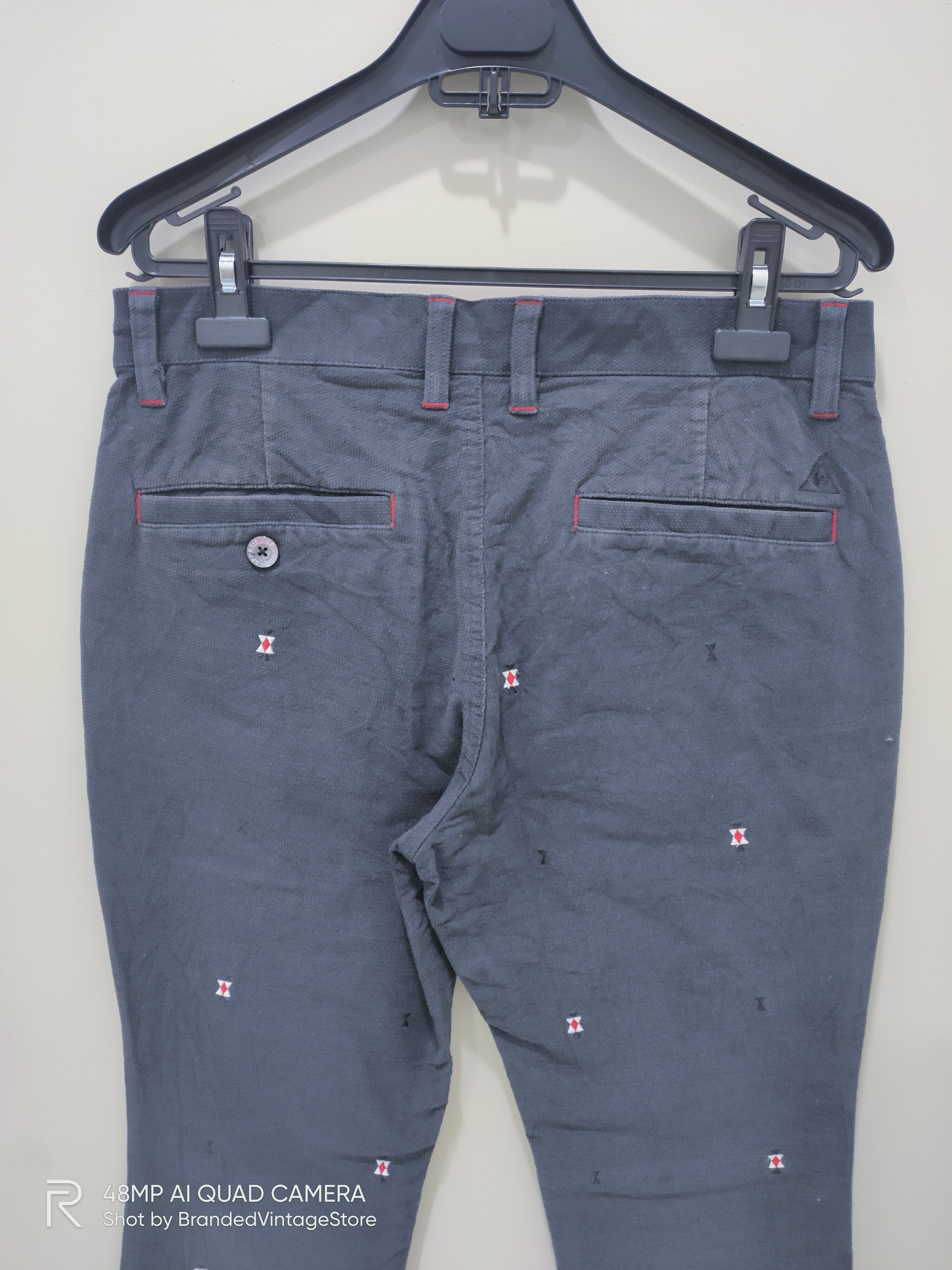 Descente × Le Coq Sportif LE COQ SPORTIF DESCENTE Embroidered Monogram Slimfit Pant Size 32" / US 10 / IT 46 - 10 Thumbnail