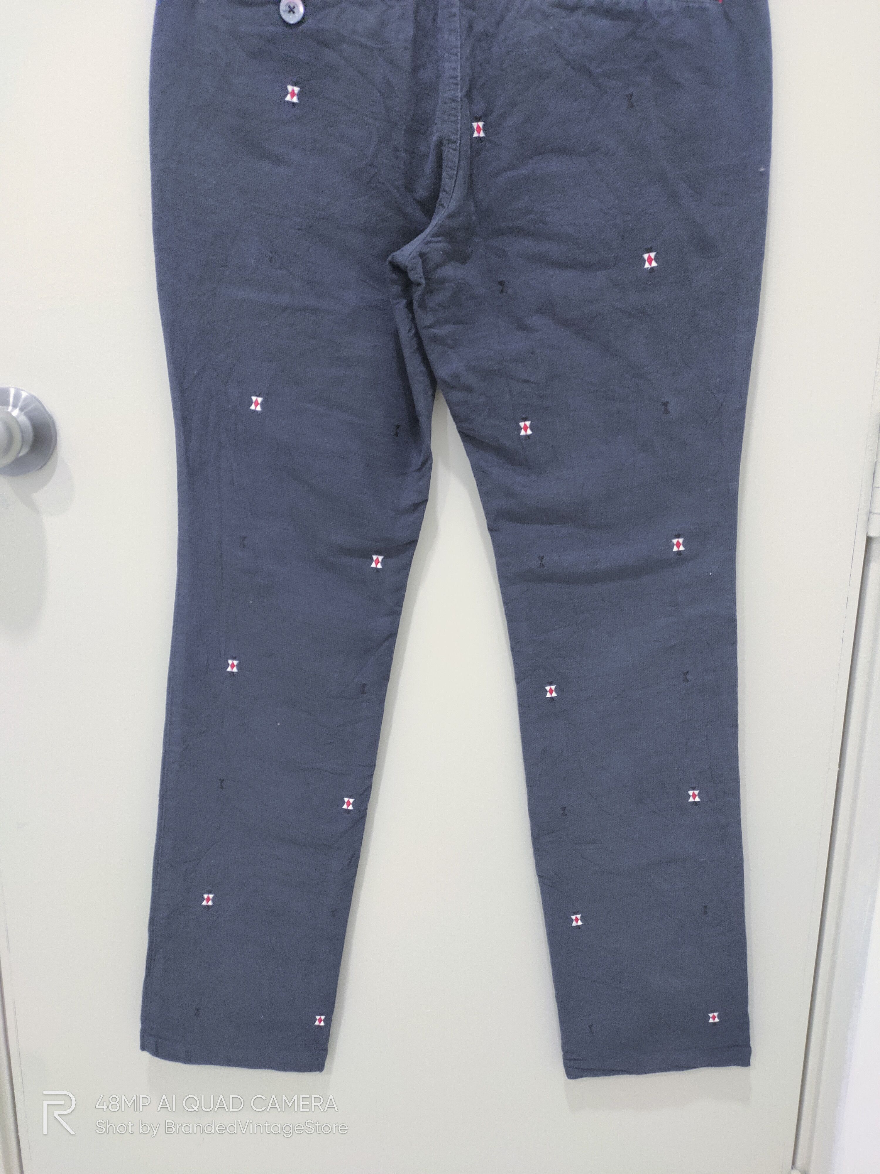 Descente × Le Coq Sportif LE COQ SPORTIF DESCENTE Embroidered Monogram Slimfit Pant Size 32" / US 10 / IT 46 - 11 Thumbnail