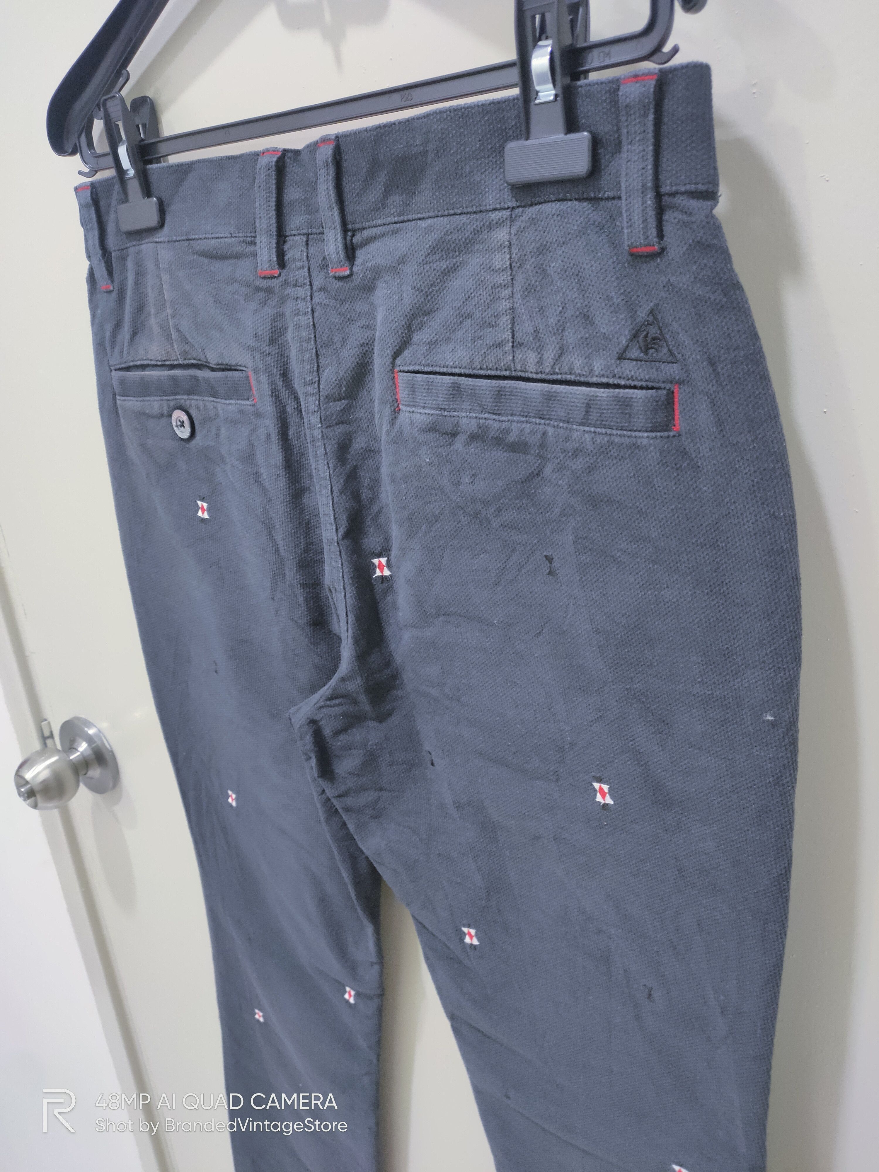 Descente × Le Coq Sportif LE COQ SPORTIF DESCENTE Embroidered Monogram Slimfit Pant Size 32" / US 10 / IT 46 - 13 Thumbnail
