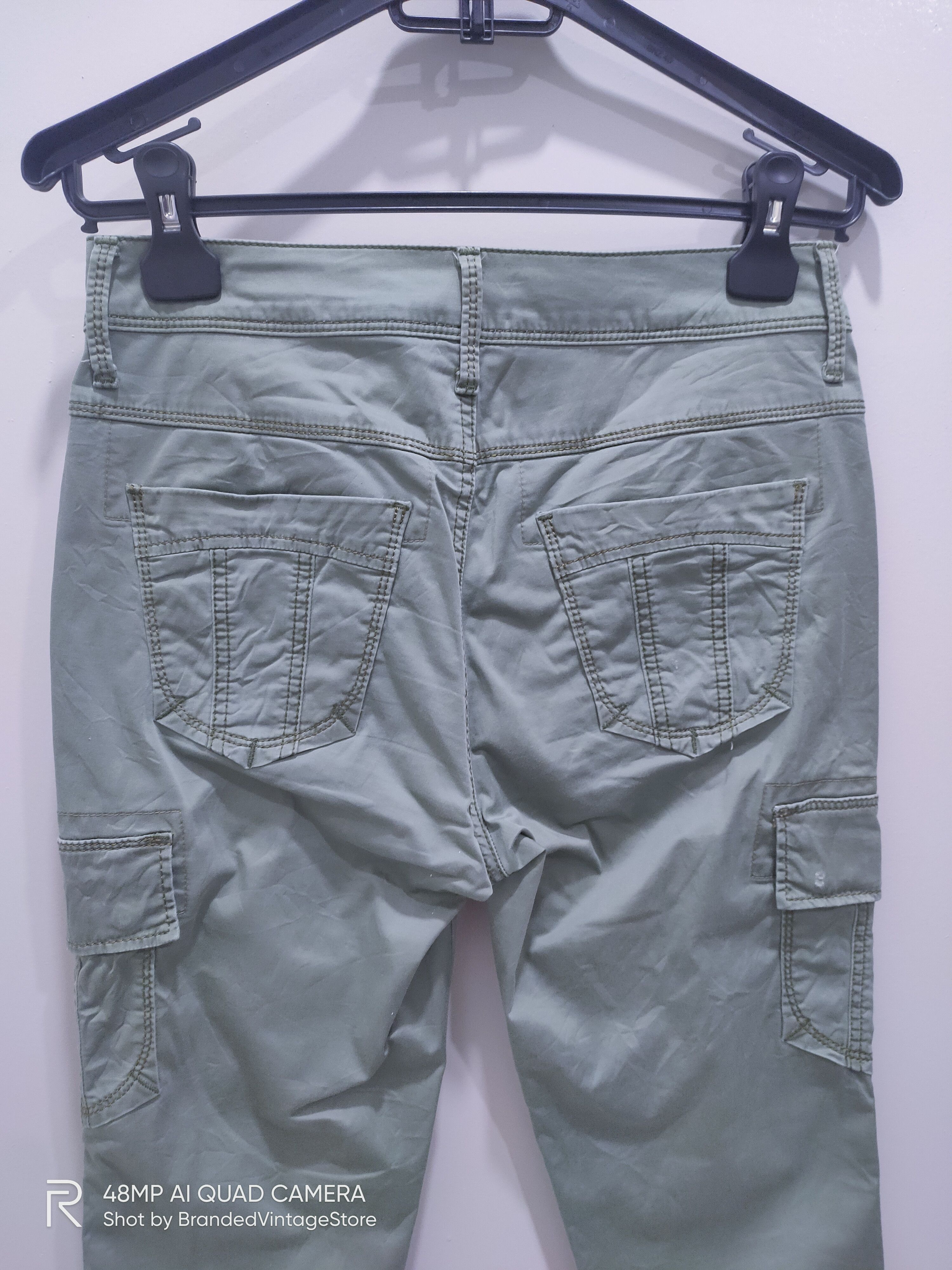 Japanese Brand × Seditionaries MRS.JEANA GOLD Canvas Skinny Slimfit Multipocket Cargo Pant Size US 28 / EU 44 - 9 Thumbnail