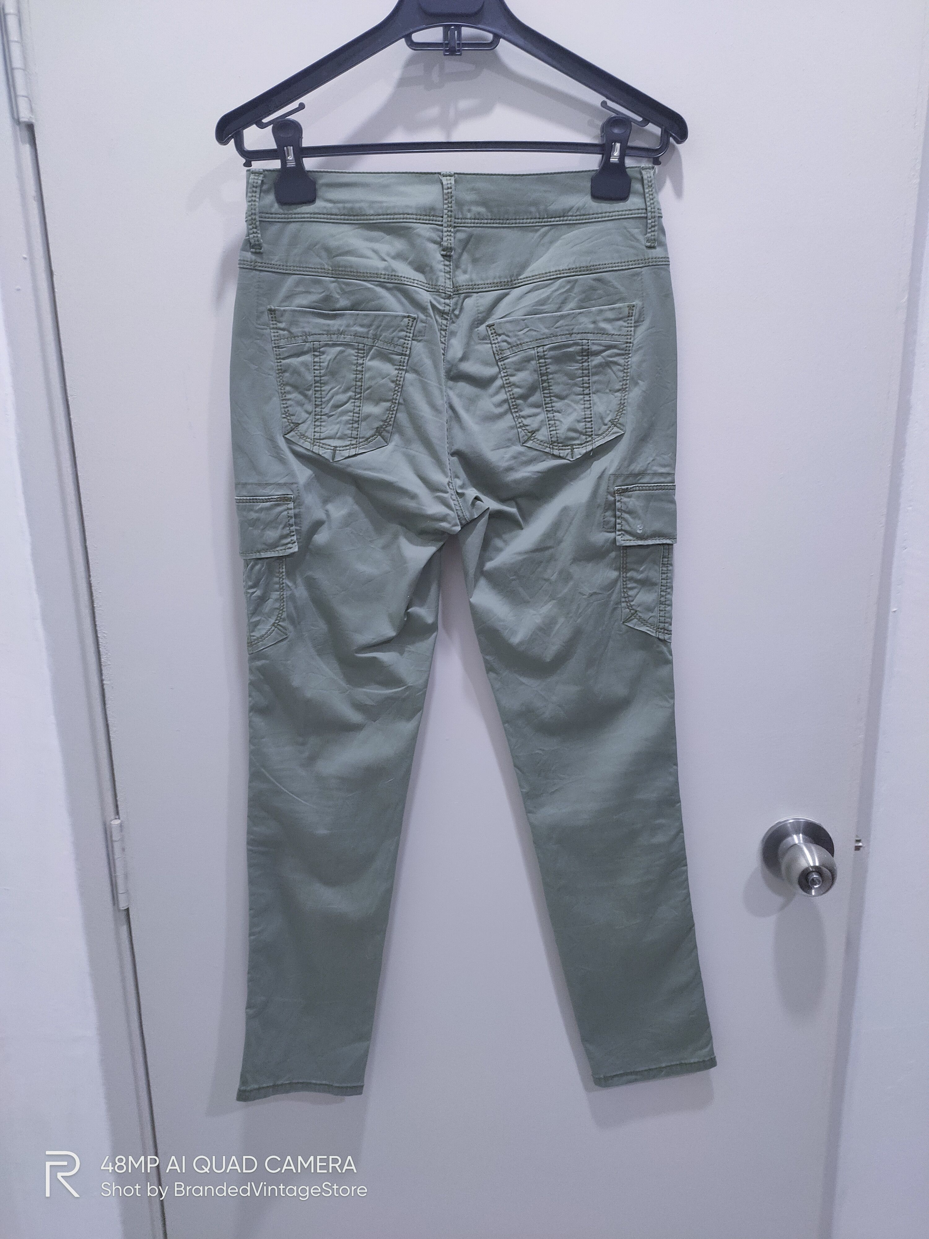 Japanese Brand × Seditionaries MRS.JEANA GOLD Canvas Skinny Slimfit Multipocket Cargo Pant Size US 28 / EU 44 - 2 Thumbnail