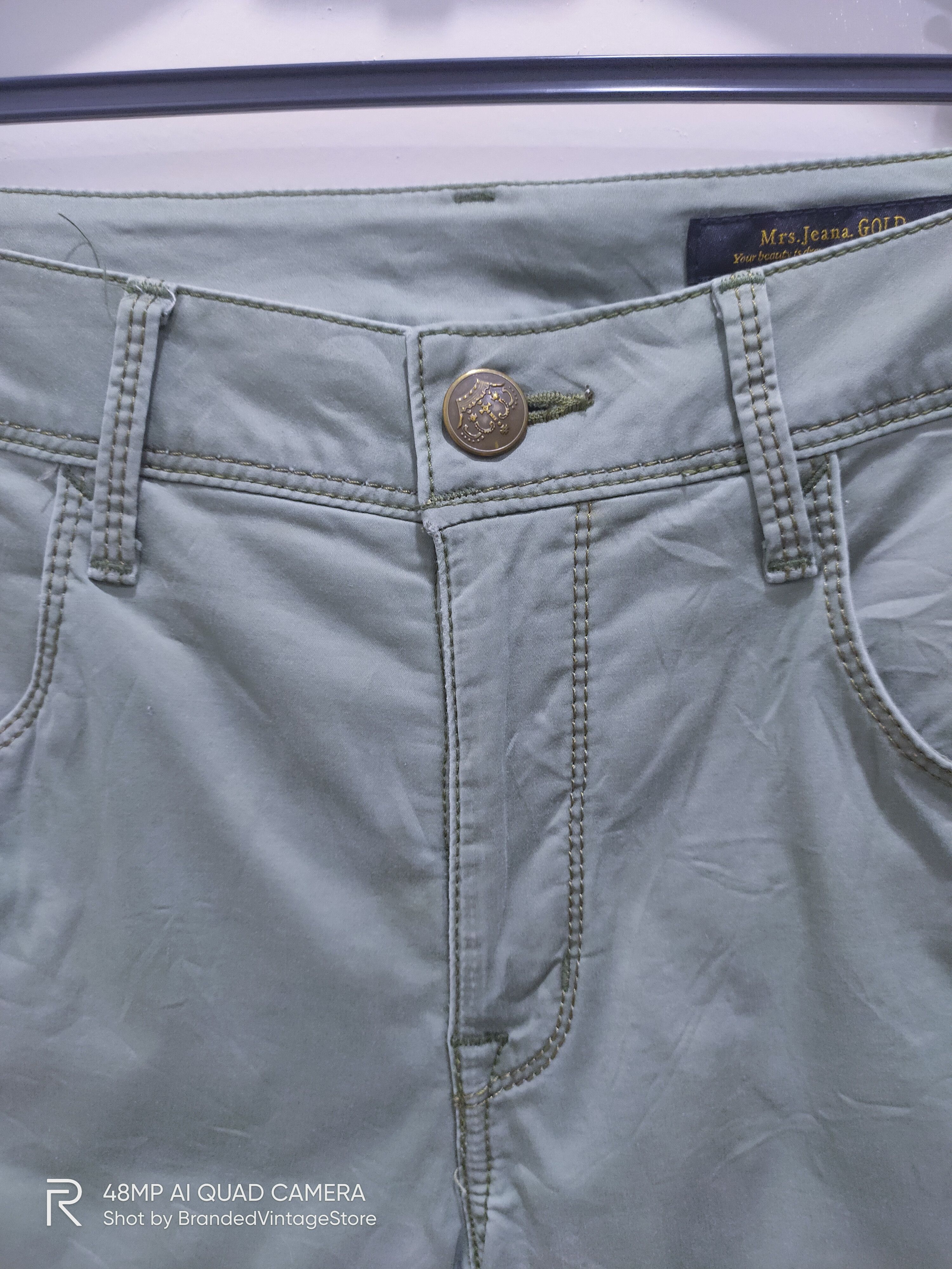 Japanese Brand × Seditionaries MRS.JEANA GOLD Canvas Skinny Slimfit Multipocket Cargo Pant Size US 28 / EU 44 - 7 Thumbnail
